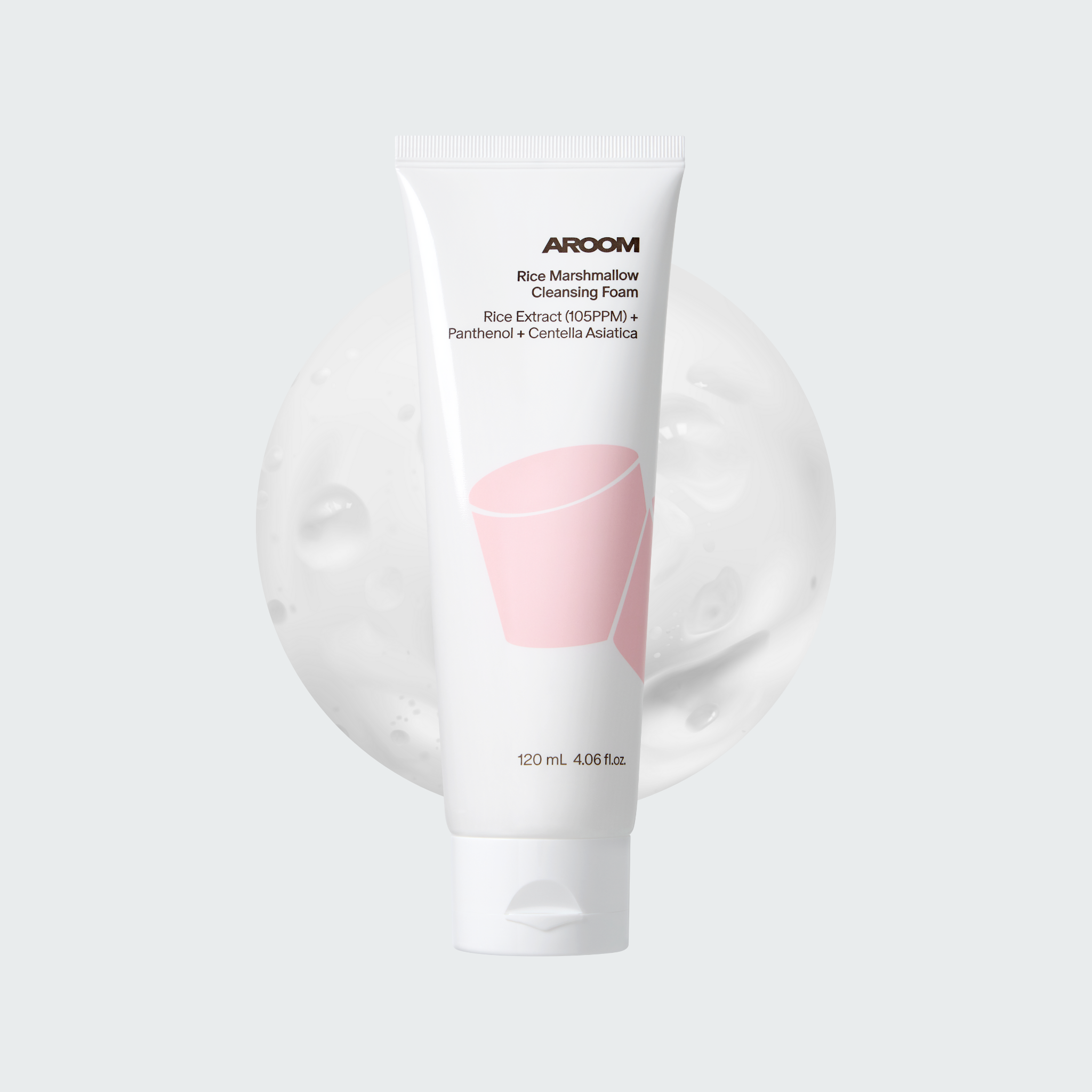 アシュラン Foamy Wash & Mellow Mask Rice Marshmallow Cleansing Foam (120mL) – AROOM