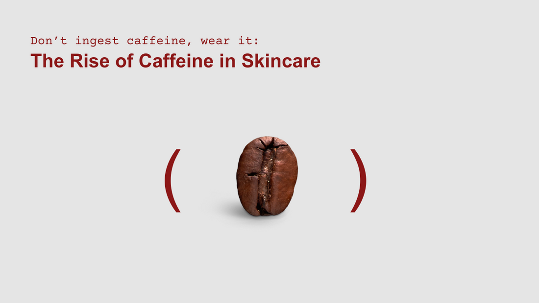 Two coffees, woman holding coffee cup, cafe, overhead shot, caffeine in skincare