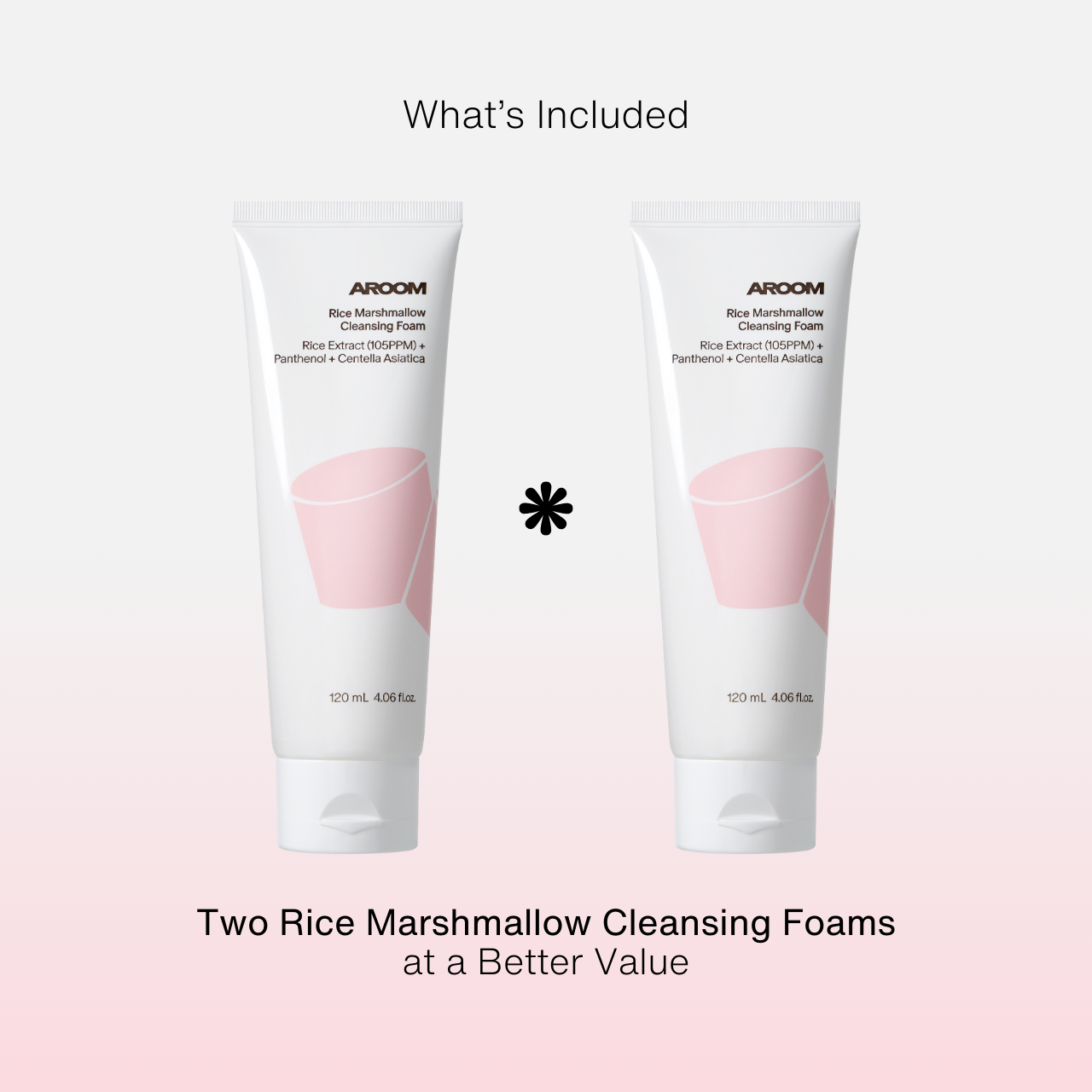 Rice Marshmallow Cleanser Set (120mL x 2) – AROOM Rice Marshmallow Cleanser Set (120mL x 2) – AROOM