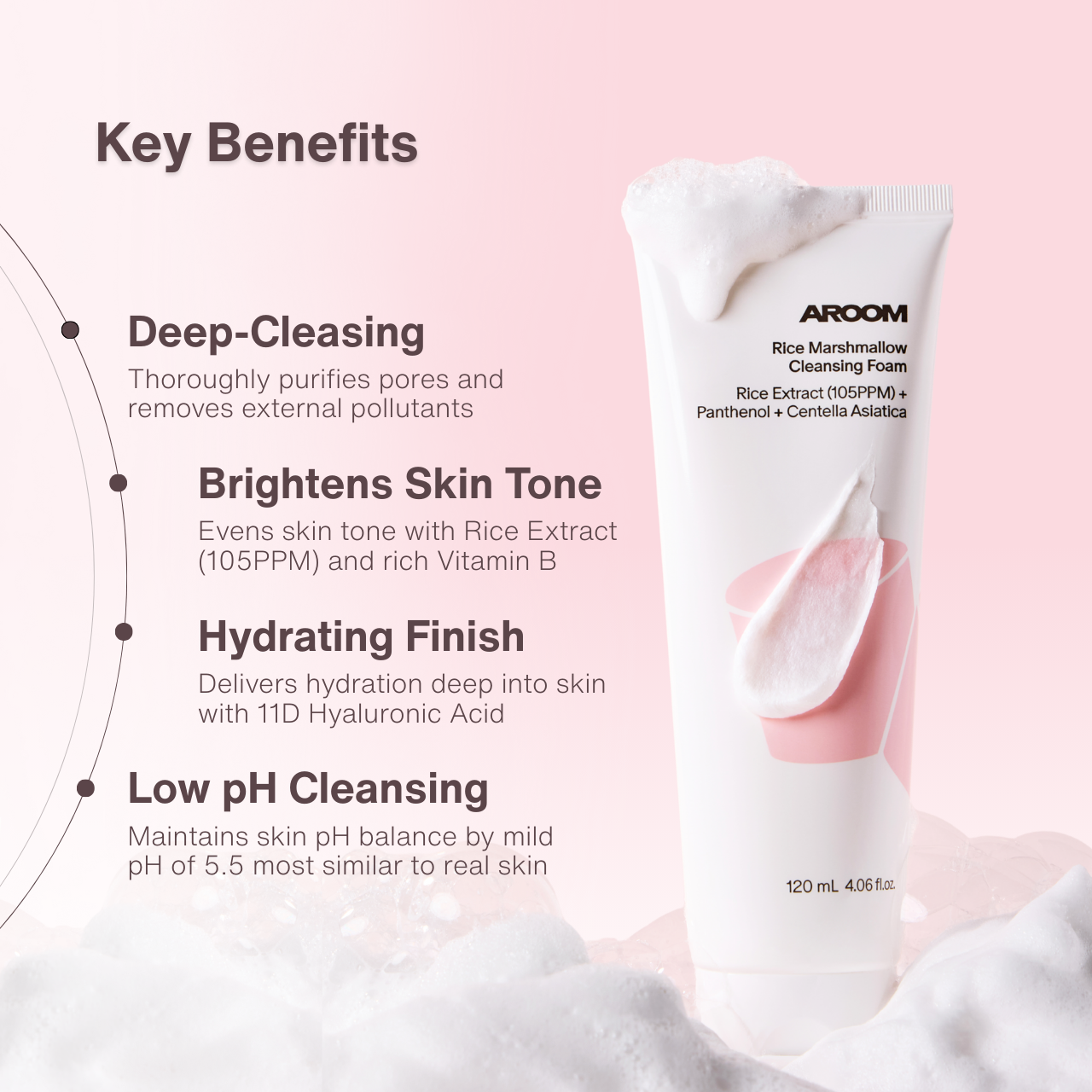 Rice Marshmallow Cleansing Foam